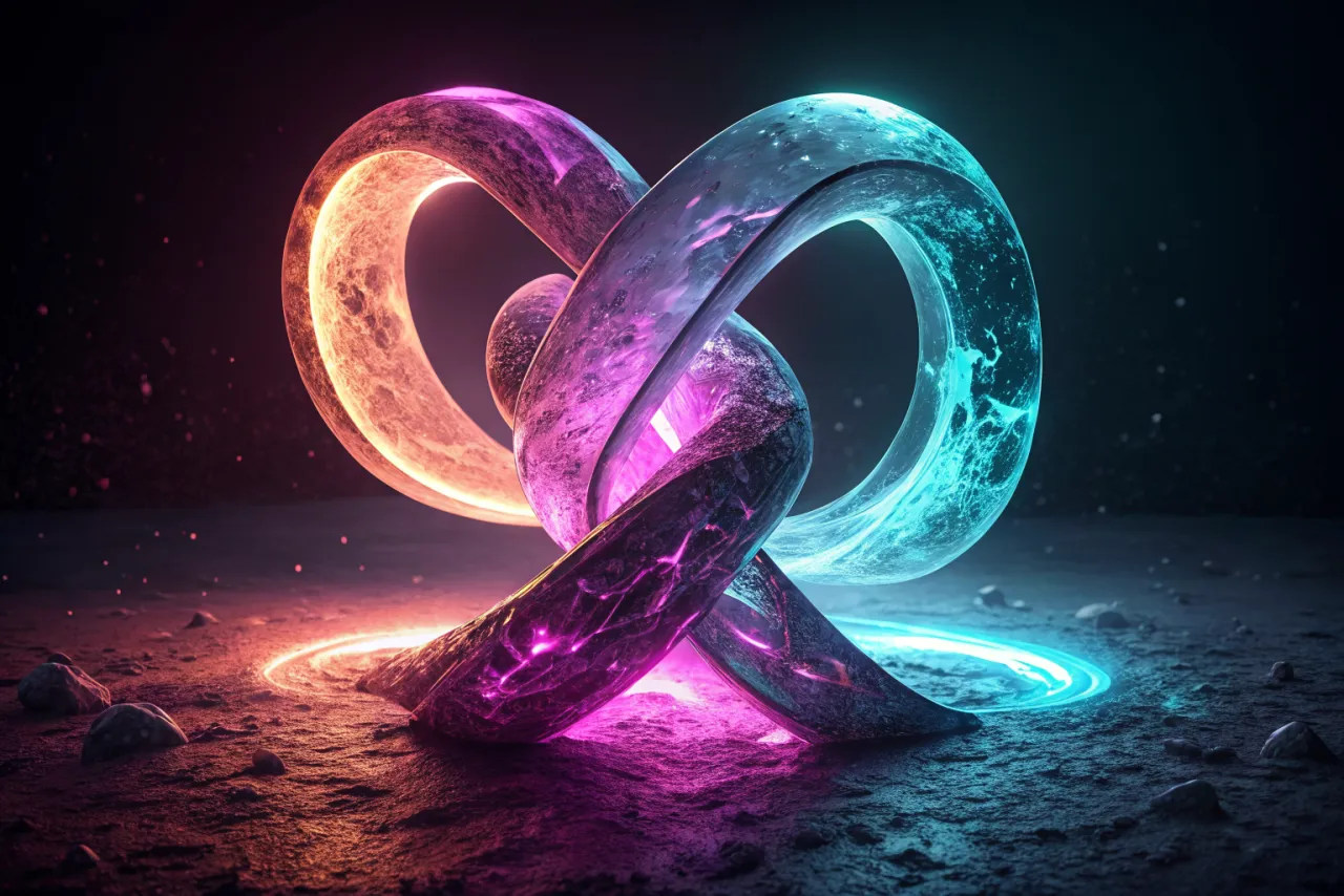 Two intertwining forms — marketing and engineering merging